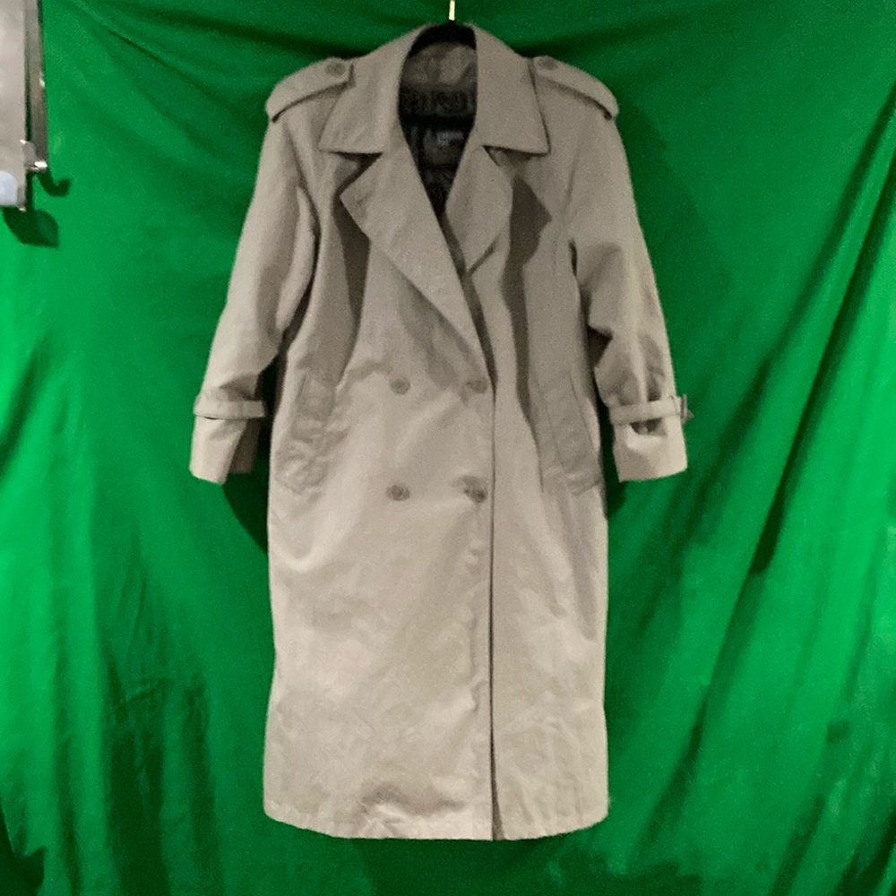 London Fog lined trench coat